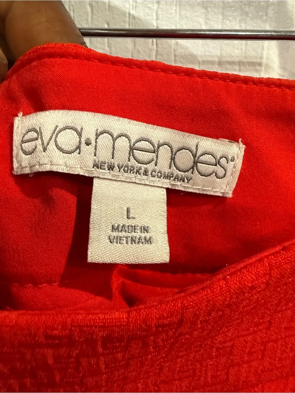 New York & Company Bright Red A-Line Skirt